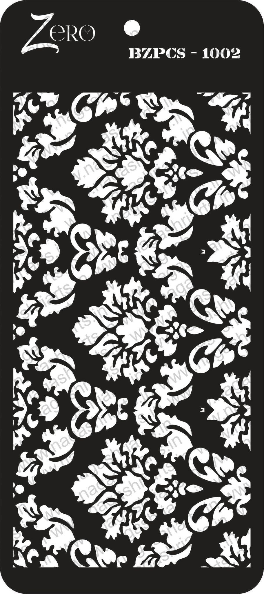 Brand Zero Pratibimb Craft Stencil - Code: BZPCS-1002
