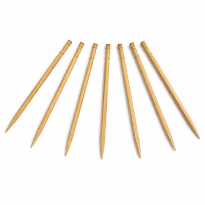 Natural Bamboo Toothpicks (600+ Pieces) – Smooth Finish Wooden Cocktail Picks with Decorative Top, Double-Pointed Toothpick Sticks for Fruits, Vegetables Natural Bamboo Toothpicks (600+ Pieces) – Smooth Finish Wooden Cocktail Picks with Decorative Top, Double-Pointed Toothpick Sticks for Fruits, Vegetables