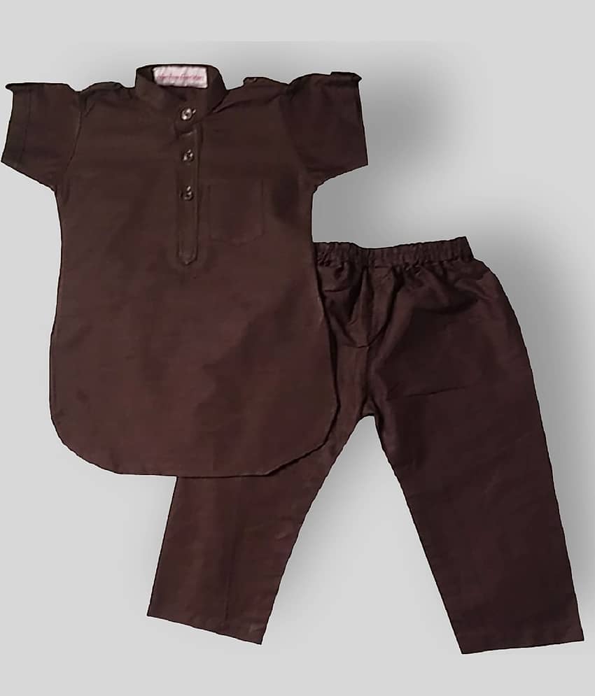 harshvardhanmart.com Pack of 1 Boys Cotton Set ( Orange )