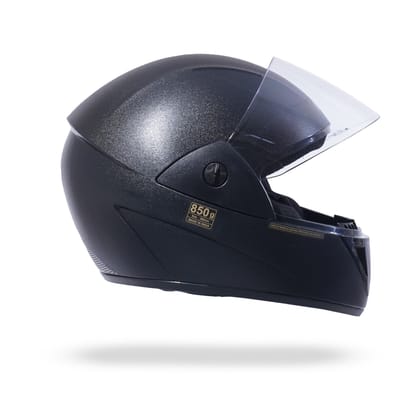 HIKER by VARROC | Wave Natural Full Face Helmet for Men, ISI Certified Flip-Up Helmet, Lightweight, Polycarbonate Visor for Clear Visibility, Easy to Maintain (Size: S, 580MM, Black) HIKER by VARROC | Wave Natural Full Face Helmet for Men, ISI Certified Flip-Up Helmet, Lightweight, Polycarbonate Visor for Clear Visibility, Easy to Maintain (Size: S, 580MM, Black)