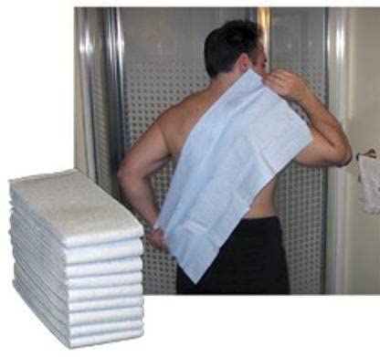 KUDIZE Disposable Non Woven Face and Body Towel for Hospital, Hotel, Travelling, Spa & Beauty Parlor 70 GSM (18 X 18 INCH)(45 X 45 CM) (Pack of 100 PCS)