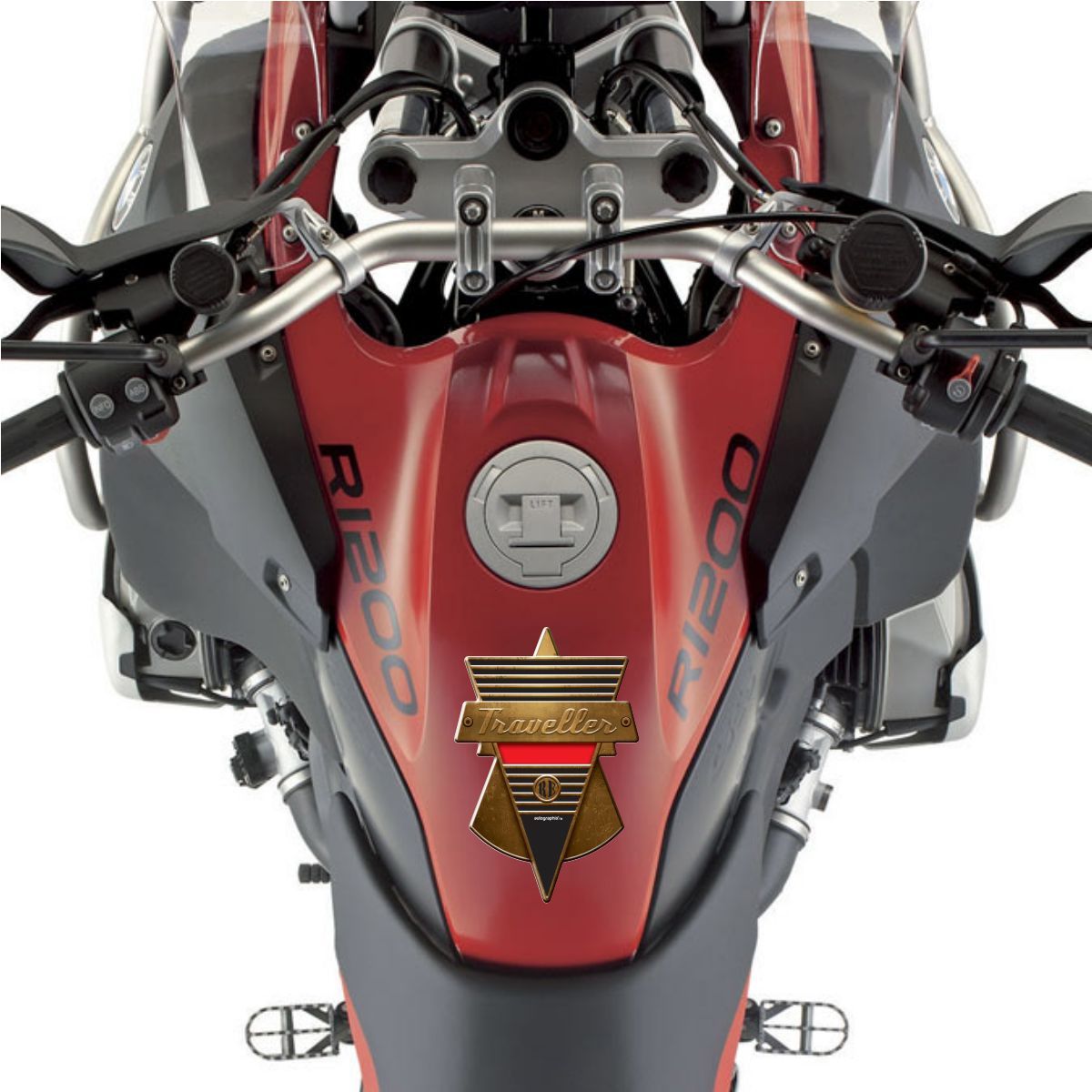 Traveller Bike Fuel Tank Decal