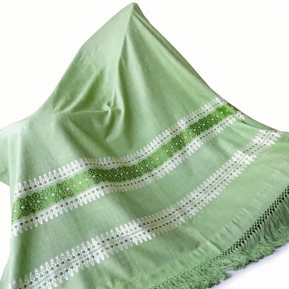SAGE GREEN KHASI TRADITIONAL ERI-SILK DHARA-JAINSEM