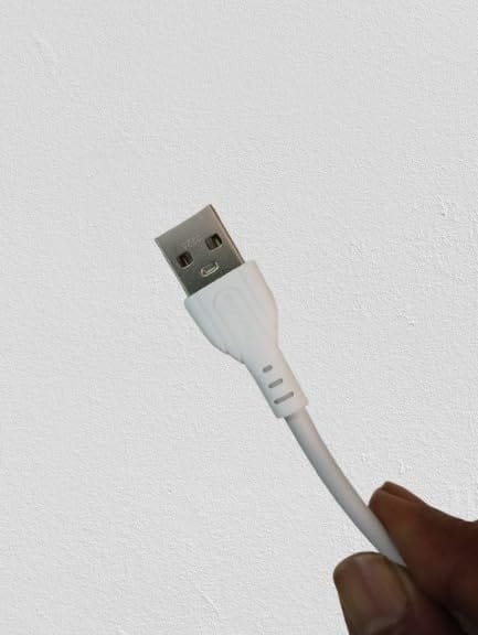 USB to Type C Cable with 2.5 A Output, Fast Charging & Data Transfer, 1M Length compatible with Type C Smartphones(White)