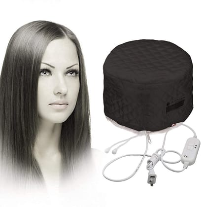 Elecsera Hair Streamer Hair Care Thermal Head Spa Cap Treatment with Beauty Steamer Nourishing Heating Cap Hair Steamer