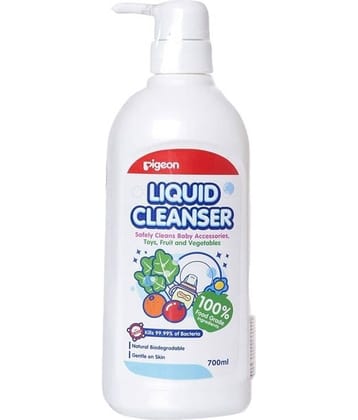 Pigeon Fine White & Blue Liquid Cleanser