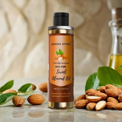 Cold Pressed Extra Virgin Sweet Almond Oil 