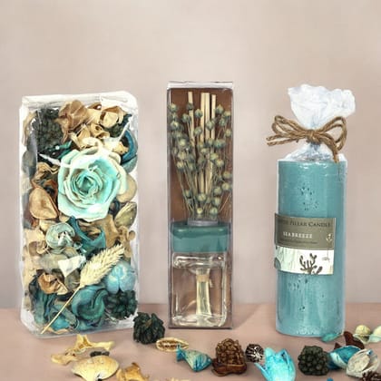 Sea Breeze Aroma Gift SetBlue - Lemongrass