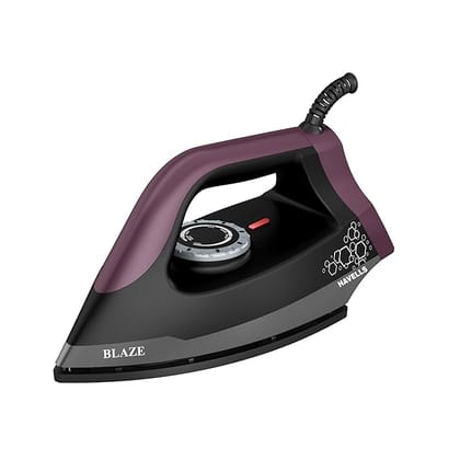 Havells Blaze Dry Iron 2 KG Heavy Weight Dry Iron| 1250W| American Heritage Non-stick Coated Sole Plate For Smooth Gliding & Long Life| Aerodynamic Design| 2 Year Manufacturer Warranty (Black) Havells Blaze Dry Iron 2 KG Heavy Weight Dry Iron| 1250W| American Heritage Non-stick Coated Sole Plate For Smooth Gliding & Long Life| Aerodynamic Design| 2 Year Manufacturer Warranty (Black)