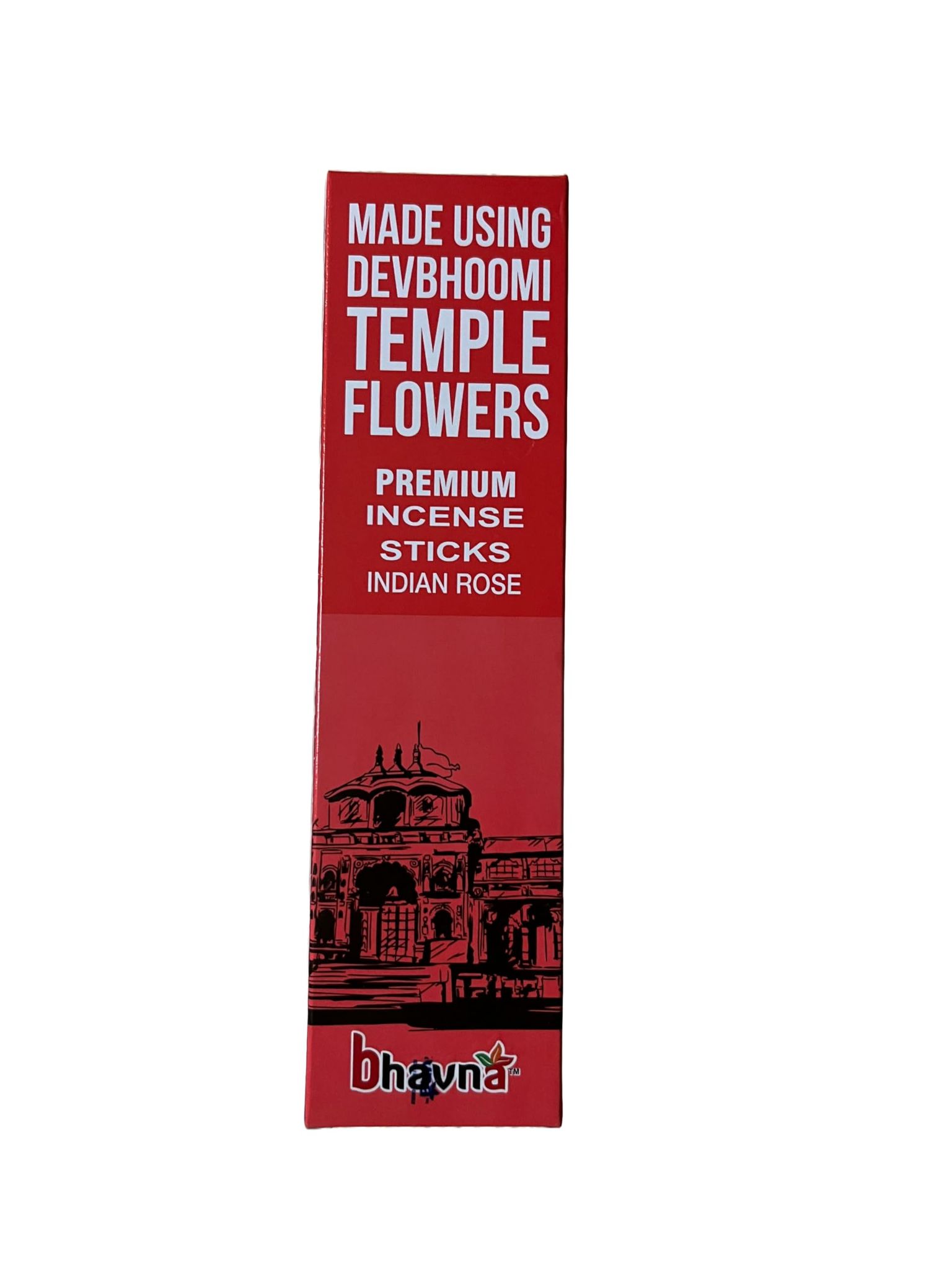 Reprocessed Temple Flower Premium Incense Sticks, 15 Pieces per Box