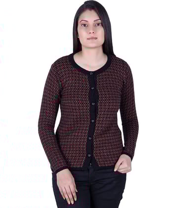 Ogarti Acrylic Black Cardigans Dress