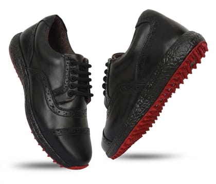 HITCARO® Men's Genuine Leather Lace-up Professional 100% Waterproof Premium Gold Golf Shoes PR-5407 HITCARO® Men's Genuine Leather Lace-up Professional 100% Waterproof Premium Gold Golf Shoes PR-5407