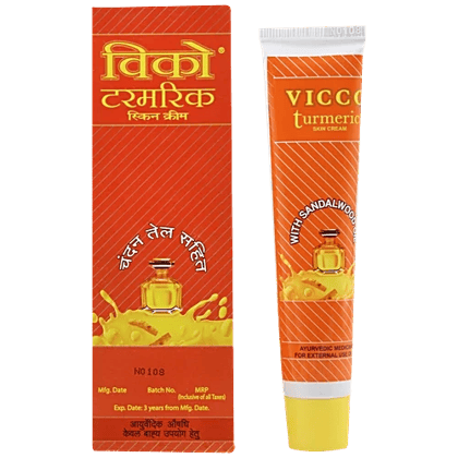 Vicco Turmeric With Sandalwood Oil Skin Cream 30 GRAM
