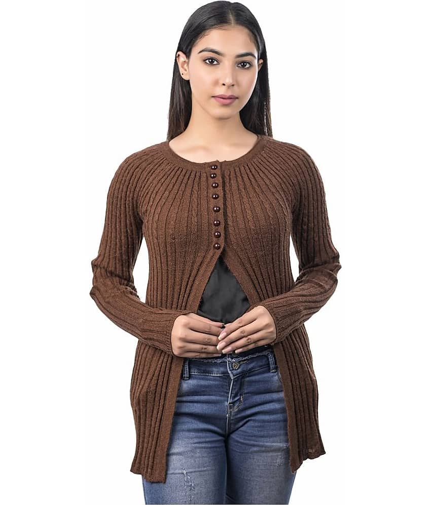 Varenyam Acrylic Shrugs - Brown