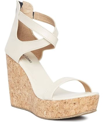 MARC LOIRE - White Women's Wedges Heels