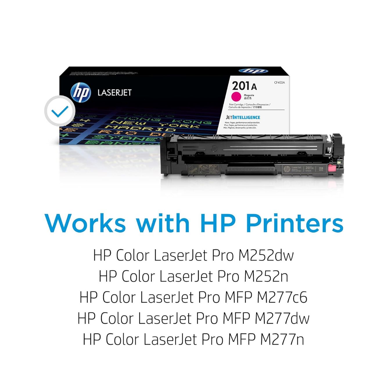 HP 201A Magenta Original LaserJet Toner Cartridge (CF403A)