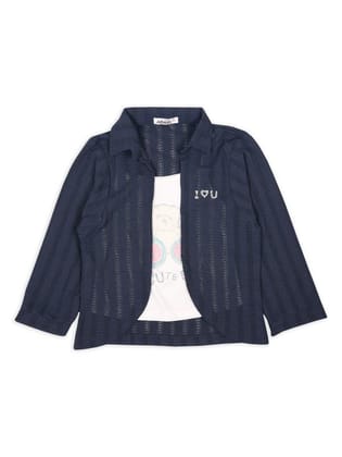 ALBION KIDS NAVY GIRLS TOP