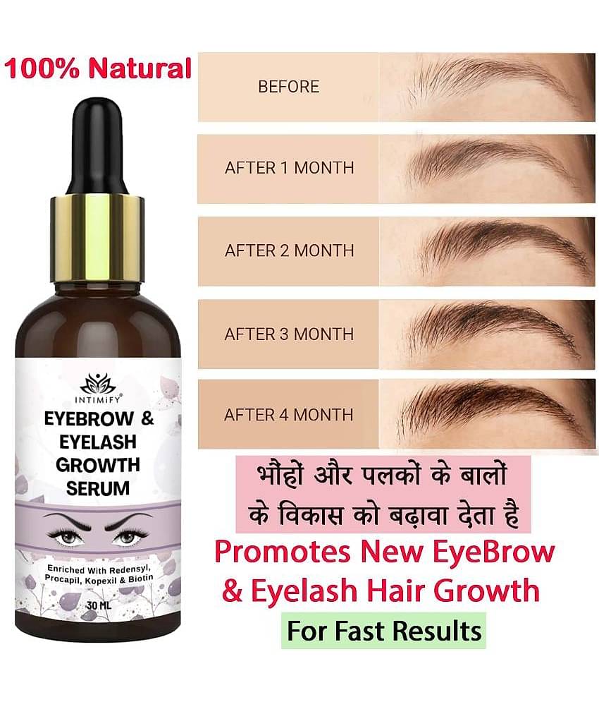 Intimify Eyebrow & EyeLash Growth Serum Eyebrow Growth Oil Eyelash Serum 30ml