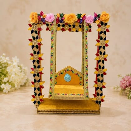 Handcrafted Decorative Laddu Gopal Swing (Jhula)