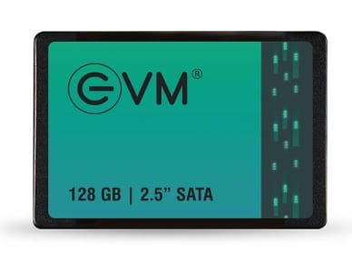 EVM 128GB 2.5-Inch SATA III Internal SSD  550MB/s Read & 500MB/s Write, 3D NAND, 5-Year Warranty, Laptop & Desktop Solid State Drive (EVM25/128GB)