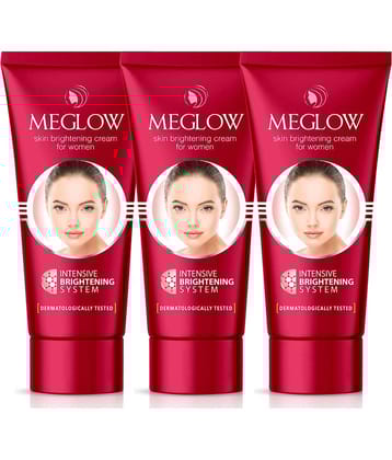 Meglow Fairness Cream for Women 50g (Pack of 3) 3 (150 g)