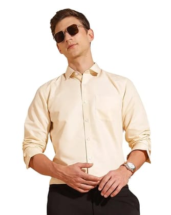 Men's Regular Fit Solid Shirt - Full Sleeve Shirts