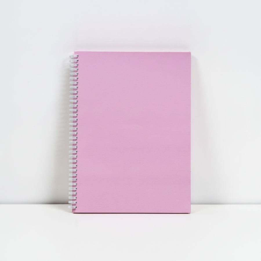 Pink Spiral Bound Notebook