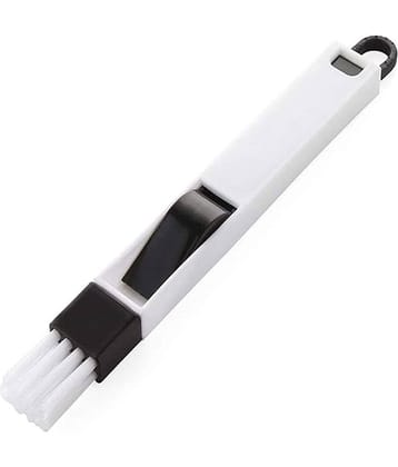 2 In 1 Multi-Function Window Slot Brush With Dustpan , Corner Gap Dust Removal Cleaning Brush Pack of 1