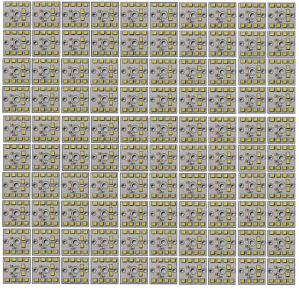 100 Pcs 9 Watt MCPCB LED Bulb Raw Material