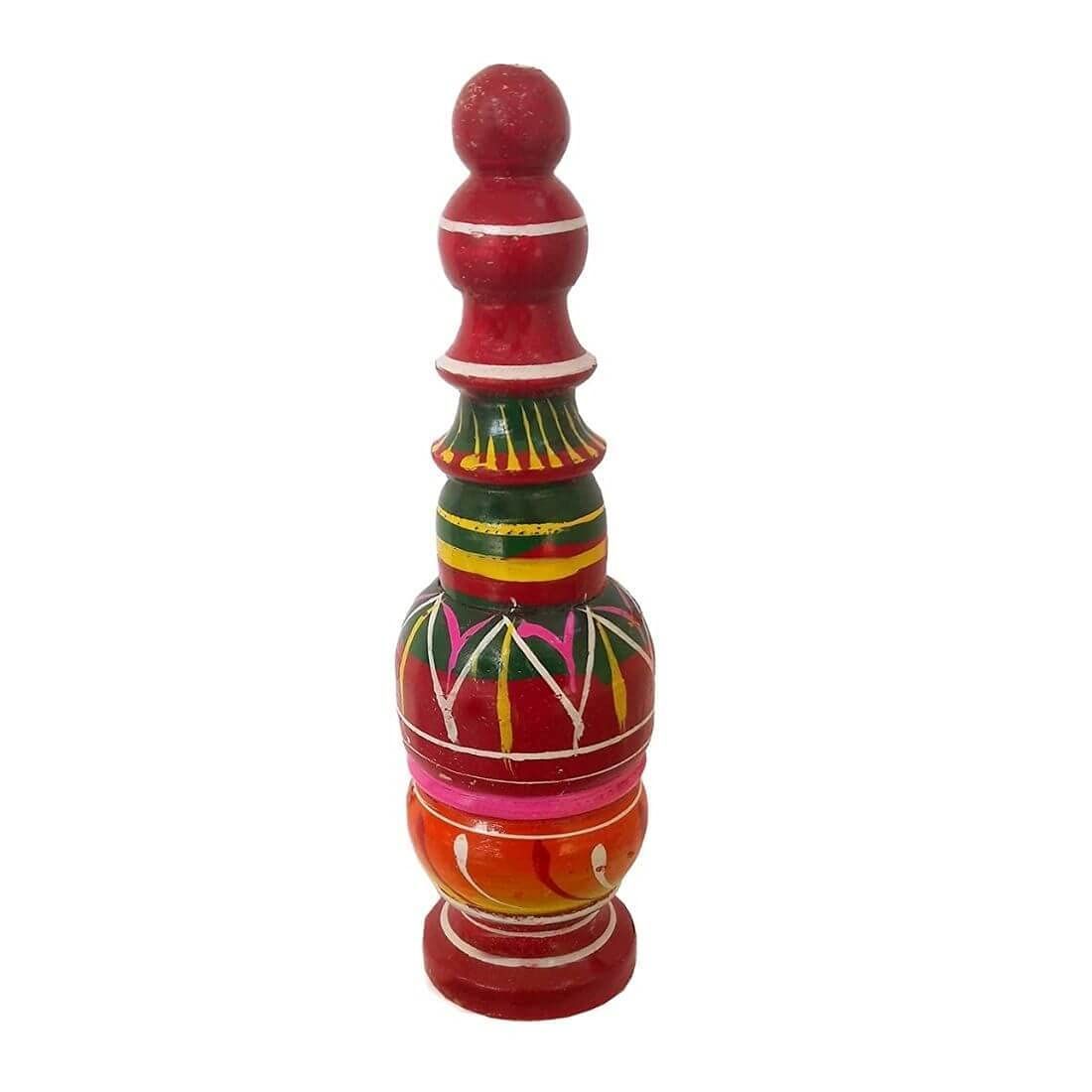MAYAPURI Gaachh Kouto/Wedding Sindoor Box/Sindur Dani/Sindhora - 5x5x20 Cm, Standard