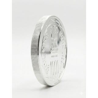 100 Grams 1000 Rupees 2010 Brihadeeswarar Temple Silverplated Fantasy Edition