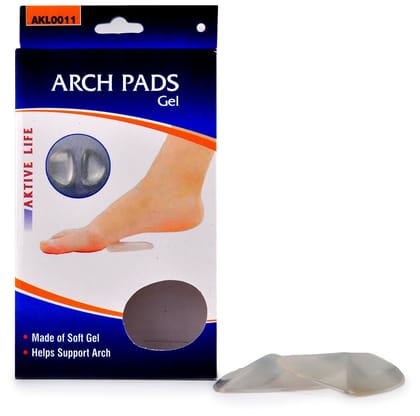 Aktive Life Orthotic Plantar Fascistic Silicon Gel Heel Foot Pad Arch Foot Arch Support Foot Care Support