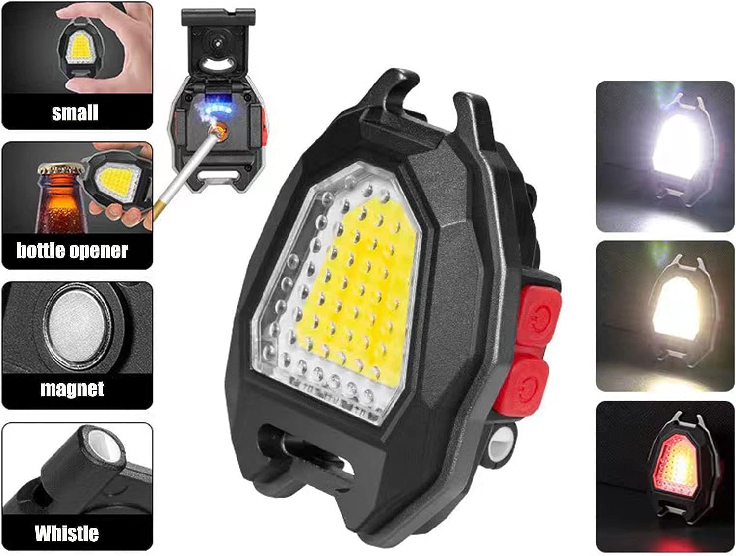 Cob Mini Keychain Light, Mini LED Flashlight