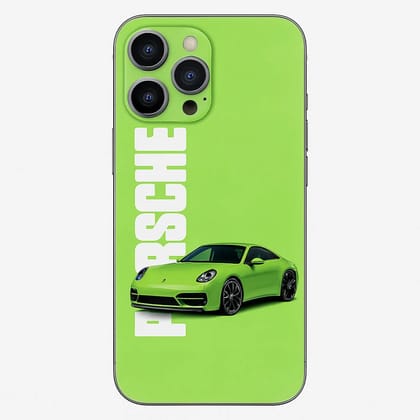 Porsche Edition Printed Back Lamination for iPhone  Sporty Car Design Skin iPhone 16 PRO MAX