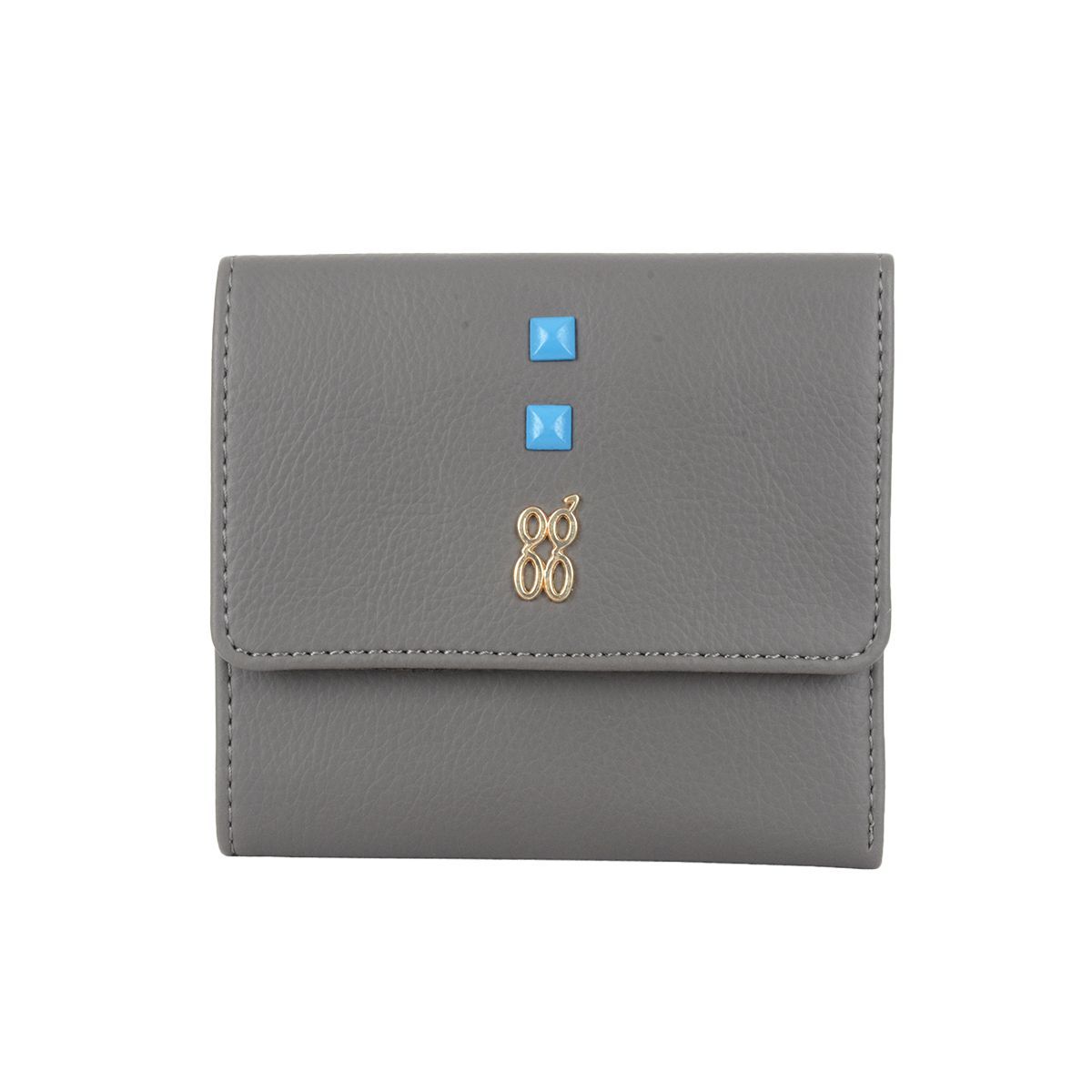 RIZ WALLETS 3 FOLD S DARK GREY