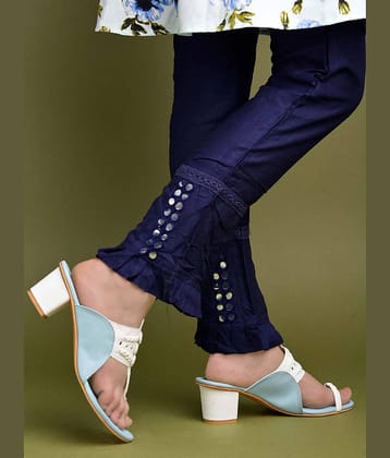 Stylestry Blue Women's Sandal Heels
