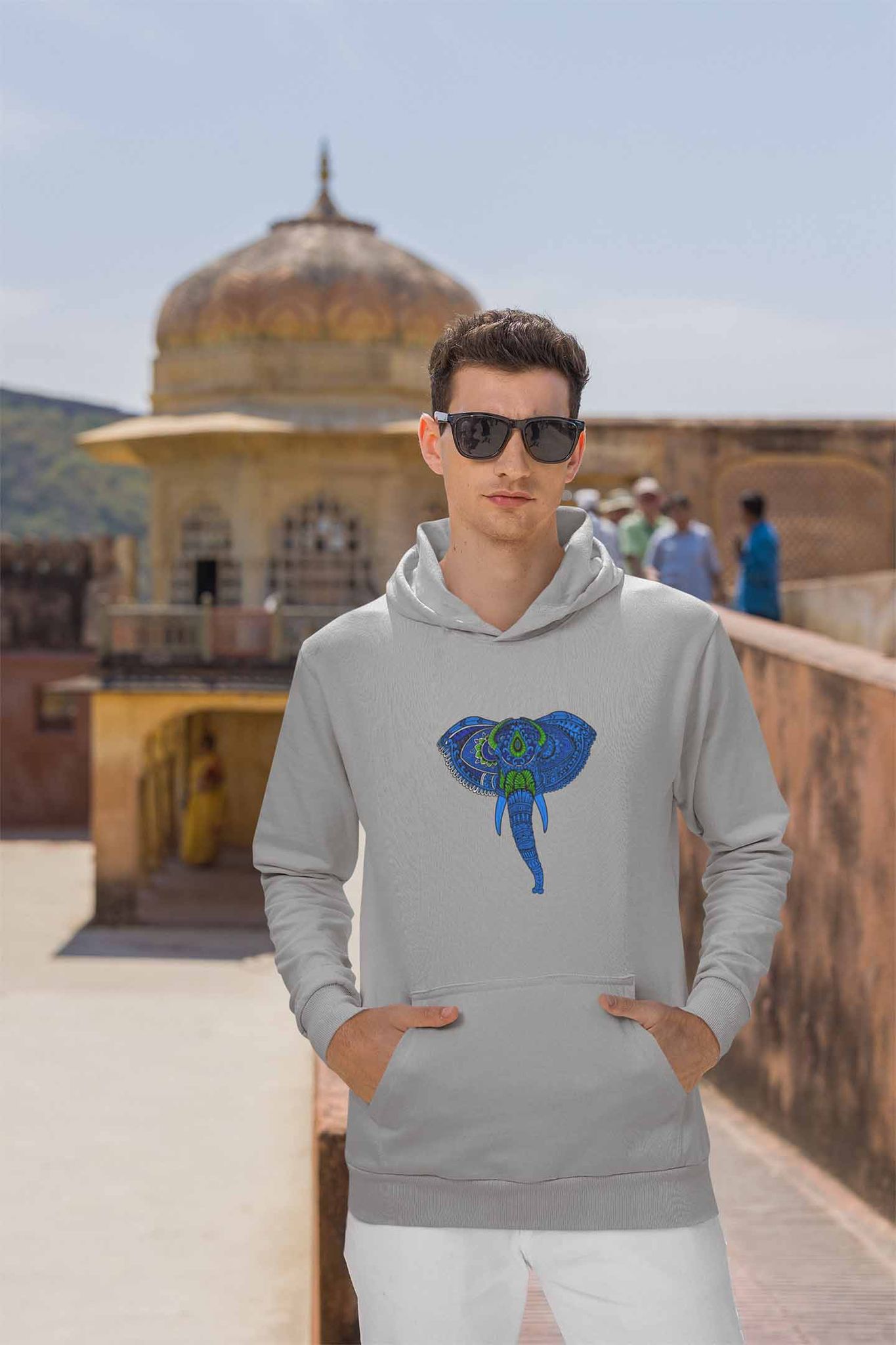 Hoodie (Men) - Elephantastic (7 Colours)