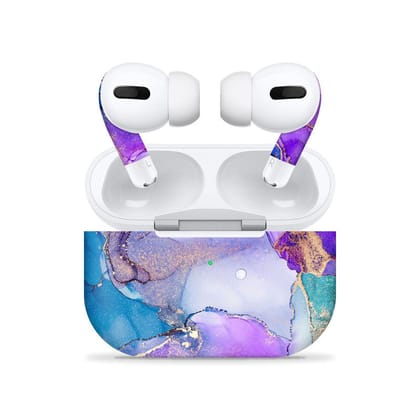 Airpods Pro Violet Galaxy Skin (only cover/ ) Airpods Pro Violet Galaxy Skin
