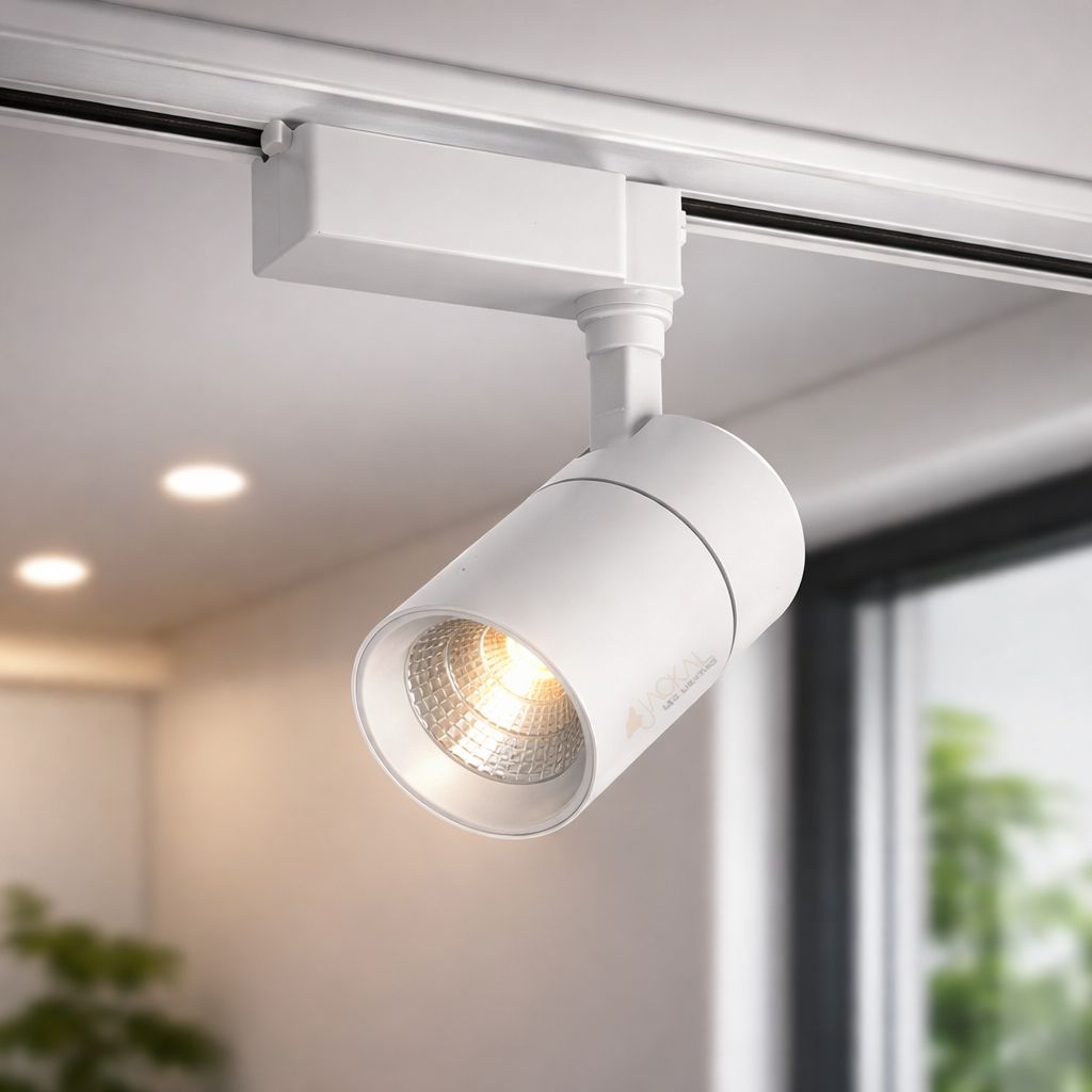 SPARKWORLD 30W LED Track Spot Light | Warm White Ceiling Focus Light with Adjustable Rotatable Head | Ideal for Home, Showrooms & Display Track Not Included