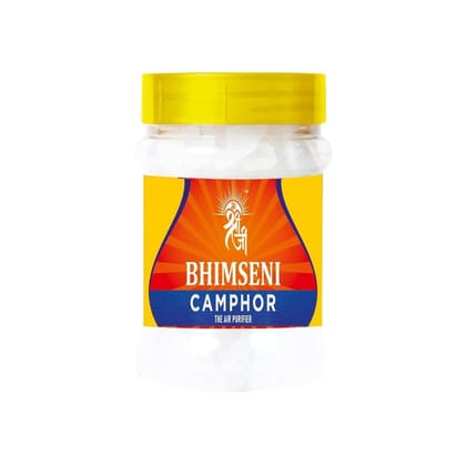 Shri Shriji Flam Bheemseni Camphor 250 g � Pure Aromatic Kapur for Pooja, Meditation, Aromatherapy & Spiritual Use � Long Lasting, Smokeless, Eco-Friendly Camphor
