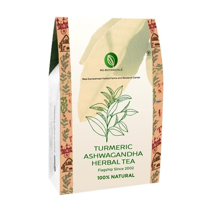 MD Botanicals Turmeric Ashwagandha Herbal Tea | Ayurvedic Stress Relief & Immunity Booster | Caffeine-Free | Anti-Inflammatory Wellness Tea | 70g Loose Leaf MD Botanicals Turmeric Ashwagandha Herbal Tea | Ayurvedic Stress Relief & Immunity Booster | Caffeine-Free | Anti-Inflammatory Wellness Tea | 70g Loose Leaf