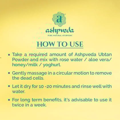 ashpveda Body Ubtan Powder for Smooth & Healthy Skin