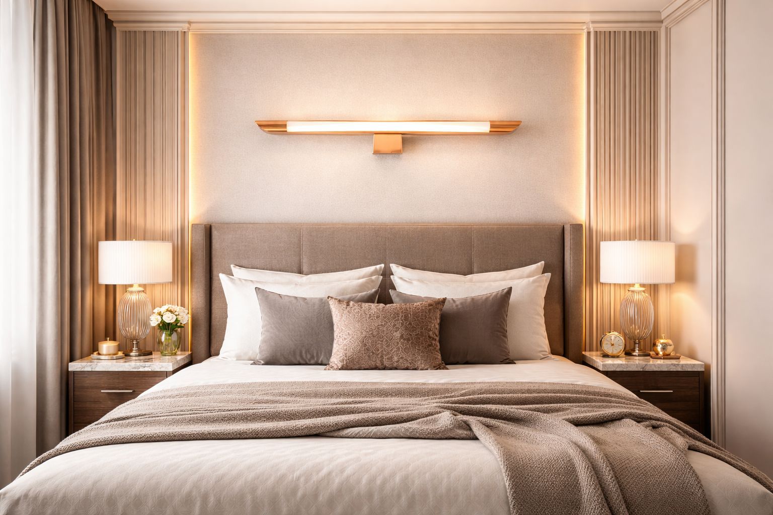SPARKWORLD LED Mirror Light | Rose Gold Finish | 3 Color Mode (Warm / Natural / Cool White) | Wall Light for Bathroom, Hall & Dressing Area | Colour: LX052BWL|12W|RG