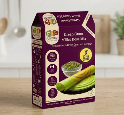 Green Gram Millet Dosa Mix with Moringa - High Fiber