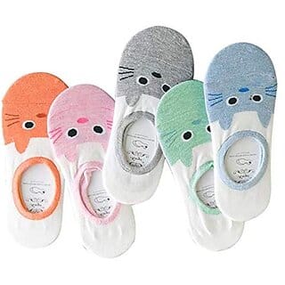 Minha Cotton ankle length socks for girls and boys (Multicolor - 3 Pair)