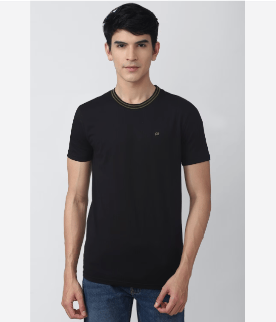 Cotton Short Sleeve Round Neck Men's T-Shirt
