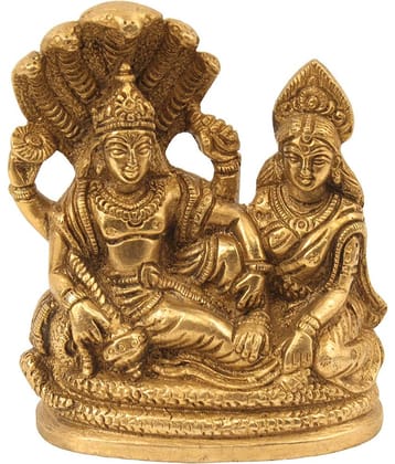 NAVIYAKSH Brass Goddess Laxmi Idol ( 1.5 cm )