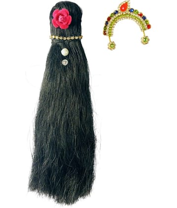 Cherry Tree Radha Ji Multicolor Feather Jewellery ( Pack of 1 )