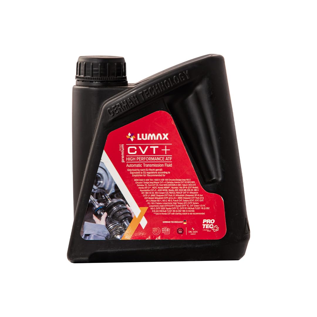 Lumax CVT+ High Performance Automatic Transmission Fluid (ATF) | 5L | Excellent Protection to Gears | High Oxidation Stability | Enhanced Protection Against Water