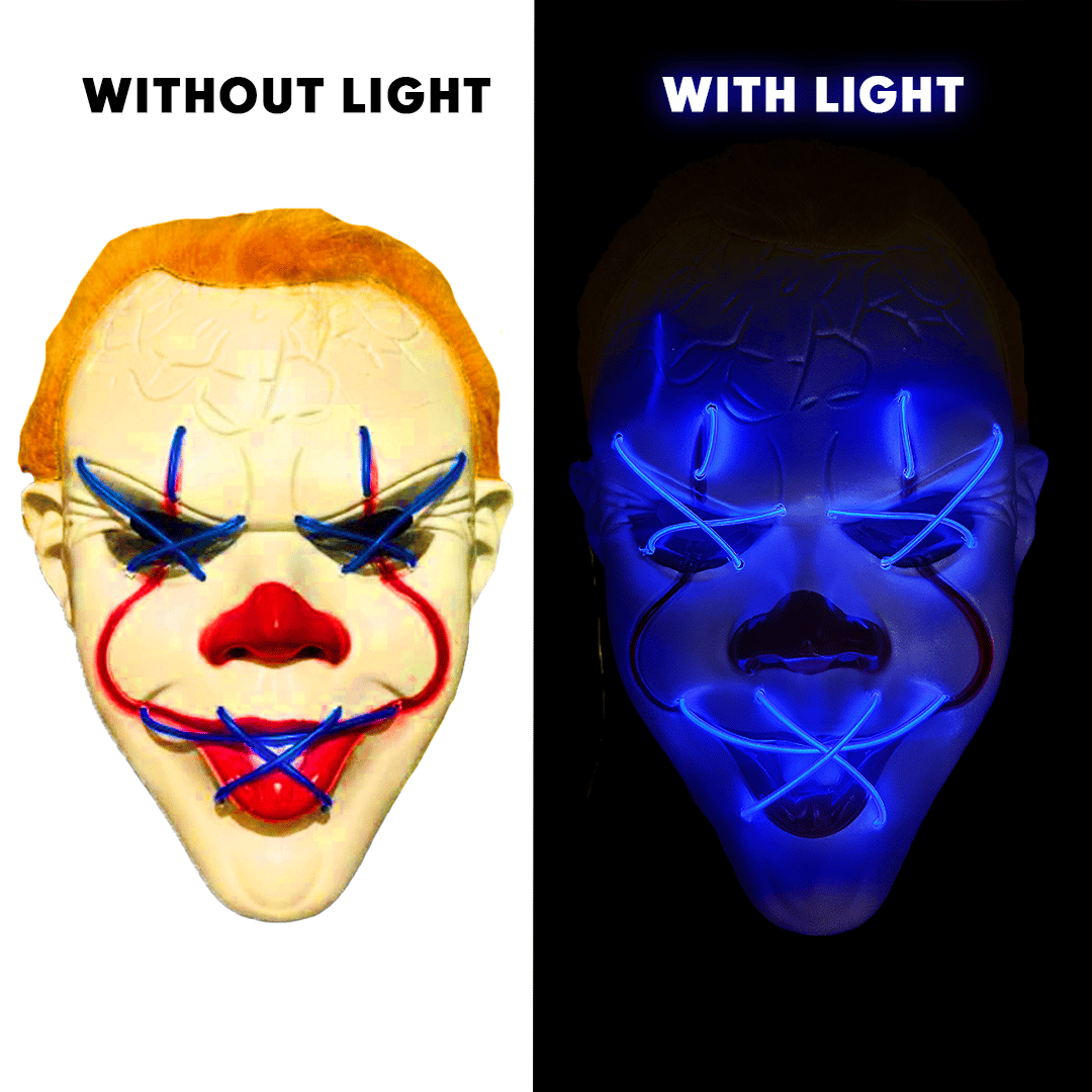 Penny Wise Light Up Face Mask - 1PC